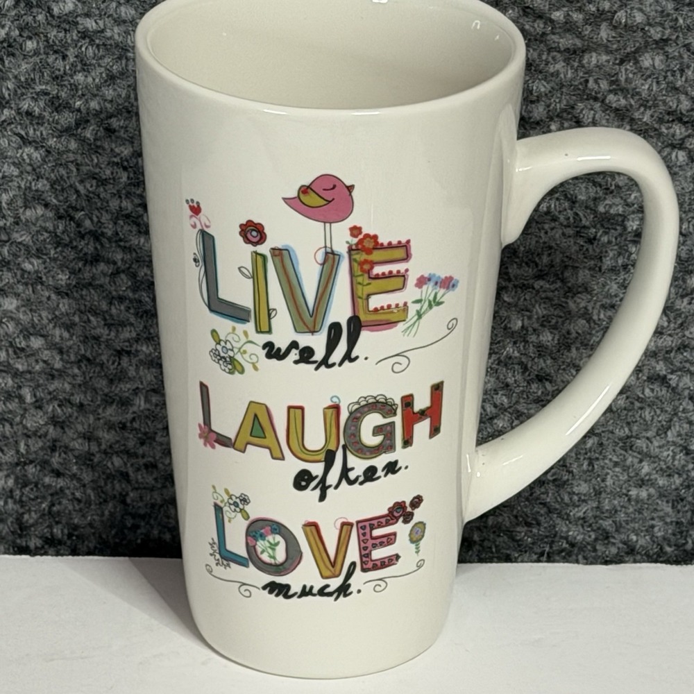 Natural Life Coffee Mug 16 Oz Live Laugh Love